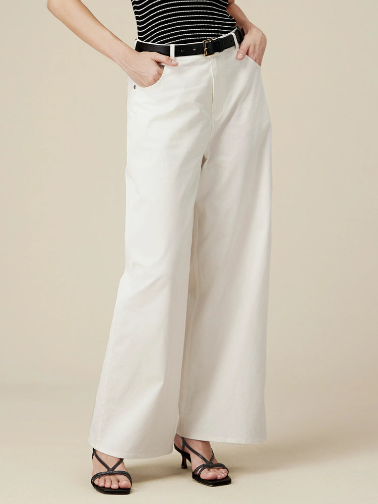 Amoretu Cotton Wide Leg Long Pants