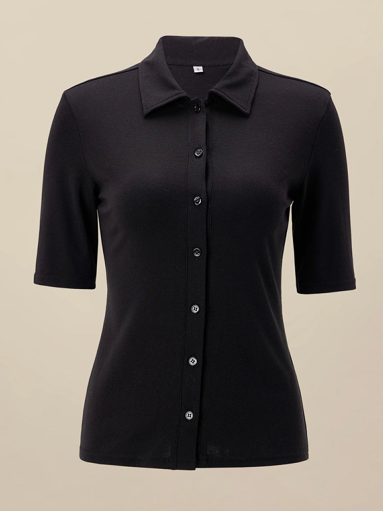 Amoretu Cotton Slim Fit Knit Cardigan Top