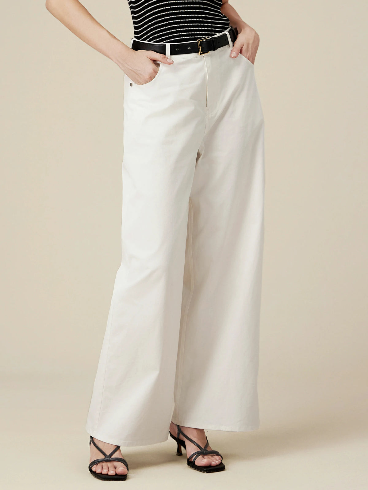 Amoretu Cotton Wide Leg Long Pants