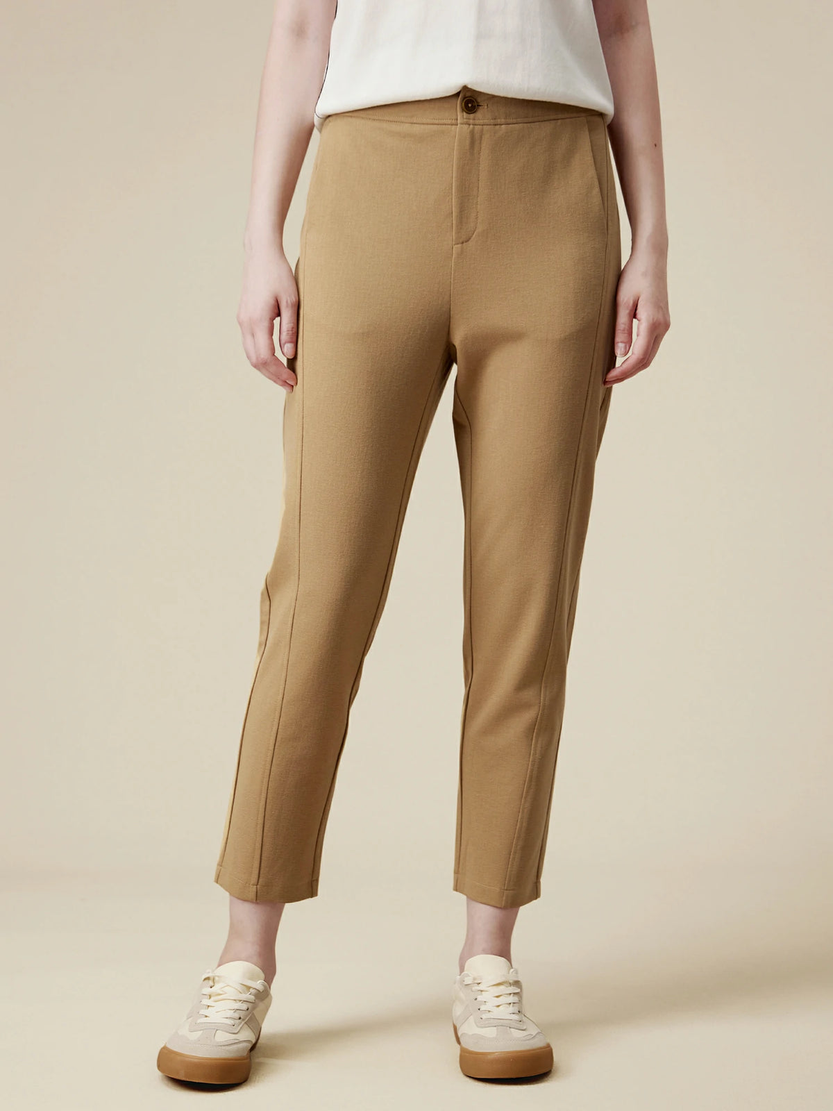 Amoretu Cotton Linen Slim Pencil Pants
