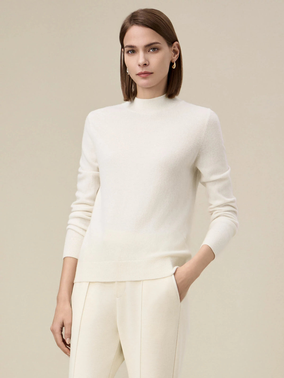 Amoretu Women's 90% Wool Long Sleeve Knit Sweater