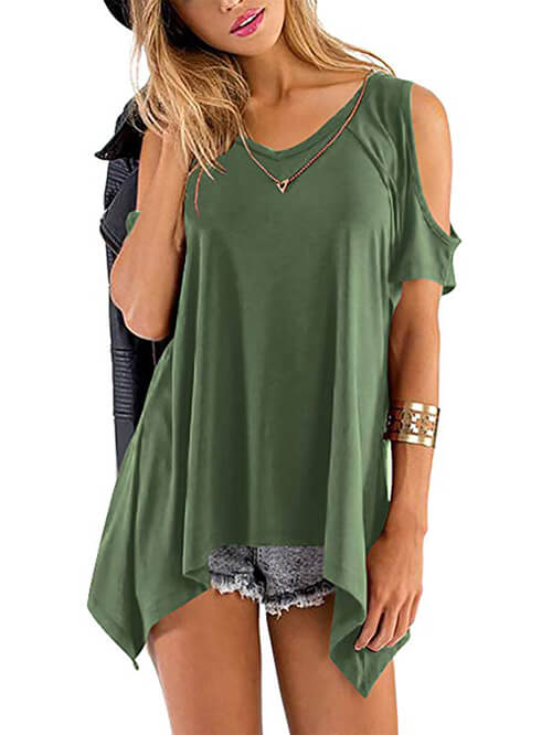 Army Green Tops