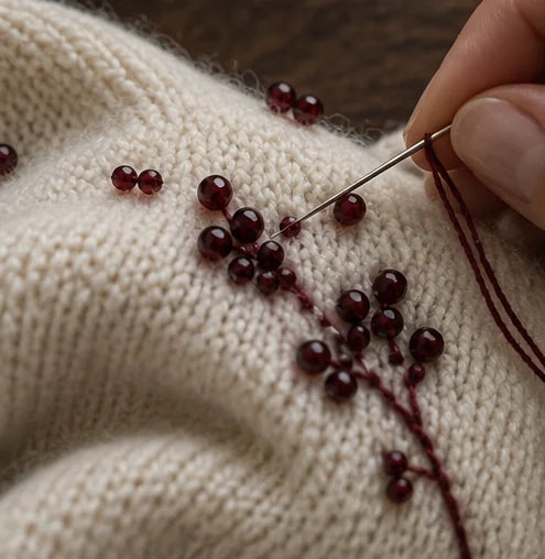 Hand-Sewn Beadwork design study